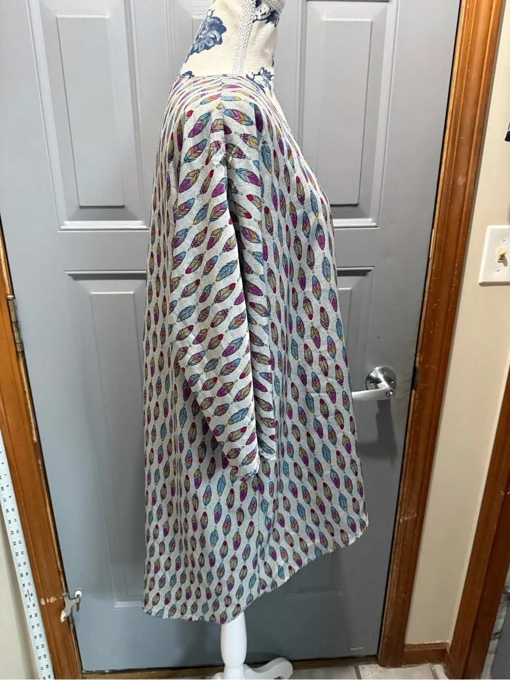 Colorful feathers shawl by LuLaRoe size small (oversized)